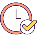 Favicon ensuring 100% punctuality of our service